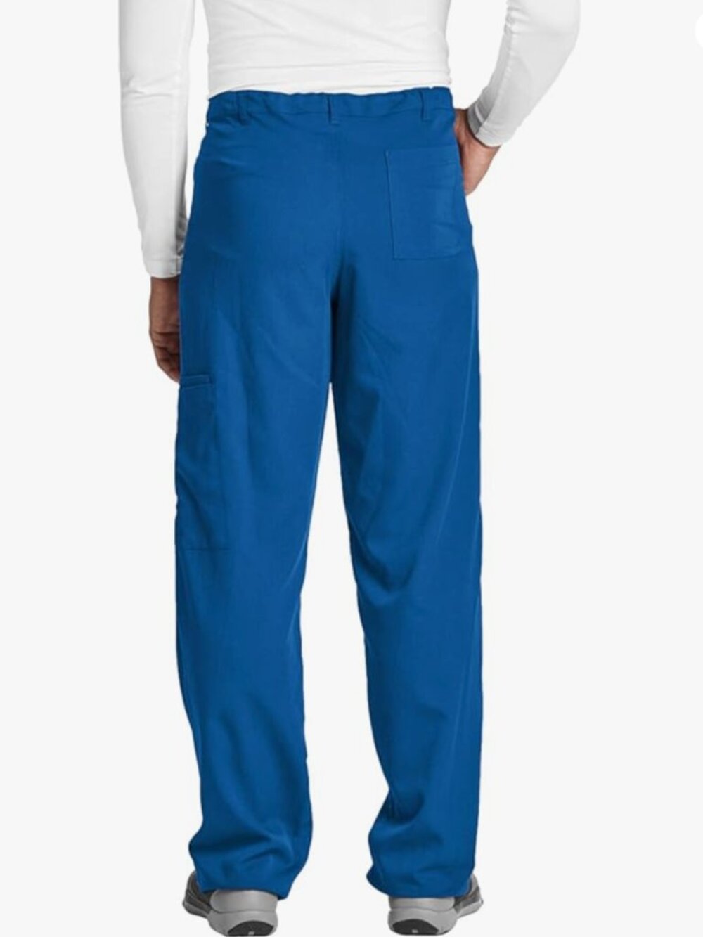 Grey's Anatomy Men's 6 Pocket Zip Fly Drawstring Scrub Pant - Picture 2 of 6